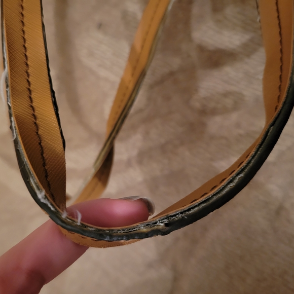 Michael Kors Olive Green Vinyl Tote Bag - Picture 6 of 7